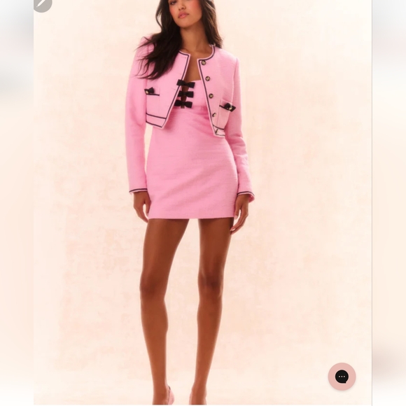 **Only 2 Left!!**Loveshackfancy Adelaide Tweed Mini Dress - Picture 16 of 16